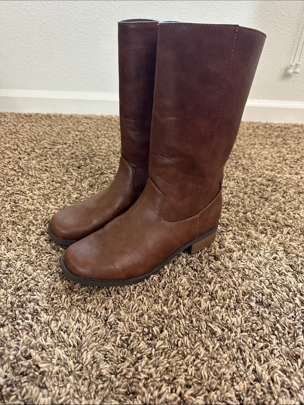 Cat & Jack Classic Brown Mid-Calf Girl’s Boots